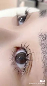 韓国アイドル風束感まつげパーマ！