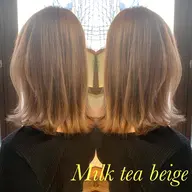 人気No.1✨似合わせカット+艶感カラー+超音波トリートメント￥13,200→￥9900