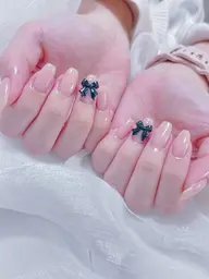 🦋🦋ワンカラー+2個パーツ無料or2本埋め尽くし💓【初回ジェルオフ無料】