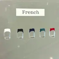 【練習モデル】ハンドジェル　フレンチ(クリアベース)★オフあり