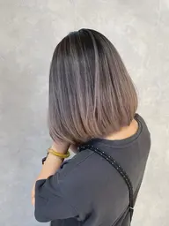 ハイライトorグラデーションorバレイヤージュ+トリートメント（鎖骨下ロング料金+1000円）