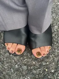 FOOT NAIL🖤定額simple(4本までアート可🎨持ち込みOK)