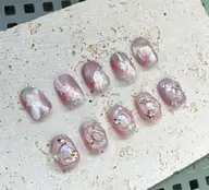 ご新規様❣️今月限定の定額2デザイン💅オフあり・オフなし¥8800🌸ご新規様他店オフ無料✨お色変更可能🙆♀️