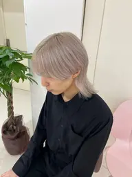 ✨🇰🇷メンズ限定メニュー🇰🇷✨韓国ヘアーになれるブリーチありorなしダブルカラー+カット