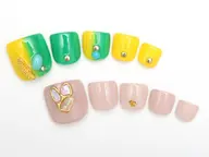 シンプルフットネイル