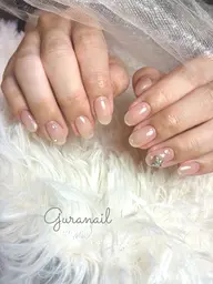 ワンカラー・ラメグラデーション