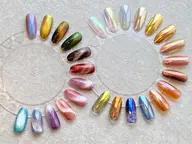 人気NO4🦄マグネットネイルorミラーネイル(ワンカラー)オフなし☆パラジェル使用