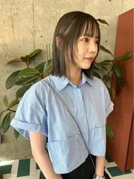 【🌈ミニモ限定クーポン🌈】✨ブリーチなしダブルカラー✨➕髪質改善トリートメント【暖色、寒色カラーお任せ下さい】