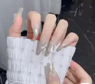 シンプルデザイン➕ジェルスカルプ➕パーツつけ放題