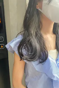 前髪カット+インナーカラーorグラデーション+トリートメント