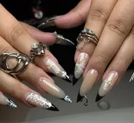 ■ 【チップ長さだし】4本デザインコース ¥12,800（オフ＆ケア込）