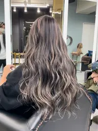 ハイライトカラー【白髪ぼかし,白髪活かし】