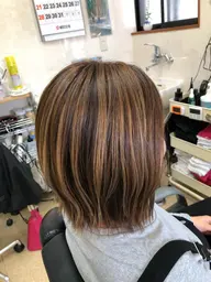 ウィービングカラー＋その後、全体カラー