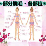 レディースどこでも✴︎1箇所脱毛✴︎