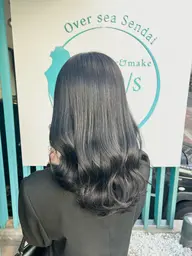 【レディース限定】髪質改善カラー＋メンテナンスカット＋3Stepトリートメント(毛先・前髪・顔周り調整) 2センチ以内