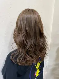 🫐 ナチュラル美髪に🫐ワンカラー（ブリーチ無し）で透明感カラー