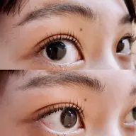 今流行りの束感まつげパーマ