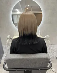 カット➕グラデーションカラー「ブリーチ込み」