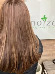 カット＋ケアブリーチハイライトカラー＋トリートメント