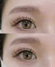 ハリウッドブロウリフト付🦋フラット[80本¥11500][100本¥12000]ボリュームorバインドロック変更可能