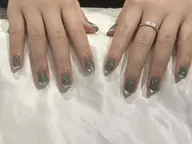 🎀大人気NO.5🎀💕ガラスフレンチ💕　多数ある色の中から選択可能！💅マグネットカラーはプラス1000円です