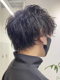 パーマStyle大人気✨《メンズパーマコース》【ソフトツイストパーマ】【カット】【眉カット】+シャンプー+肩マッサージ