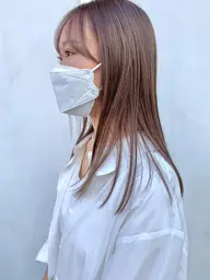 カット+透明感カラー+髪質改善トリートメント