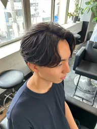 メンズカット+フェザーパーマ🔥