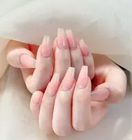 【チープ長さし】ワンカラー/ラメクラパーツ2個/埋め尽くし2本(初回ソフトジェルオフ無料/ケア込み)