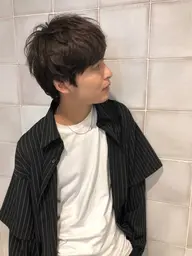 ⭐️メンズカット+パーマ+酵素クリームスパ🫧