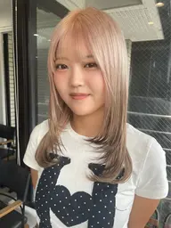 カット ＋ Wカラー (1回ケアブリーチ込) ＋トリートメント_18000円