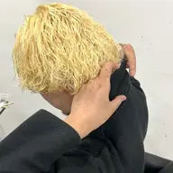 【メンズ限定パーマ】ブリーチ毛の方必見パーマ✨スパ5分込み特別クーポン♪ブリーチ毛の人はこれ！