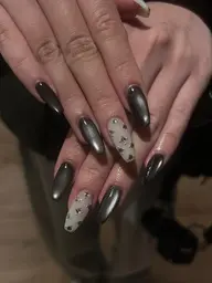 【学割❗️U24】長さだし10本込み☆オフ有りハンド🖐🏻デザインお持ち込みやり放題コース🖤