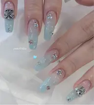 【10本長さだし】（オフなし）ラメグラデーション ￥4980