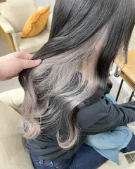 【しばって隠せる✨️】インナーカラー(ブリーチ込み)＋クイックトリートメント🌈