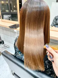 艶髪縮毛矯正+カット+METEOトリートメント