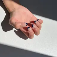 【HAND】フレンチネイル(クリアベース)オフあり🐶🌈