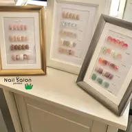 季節のデザインジェルネイル🌷