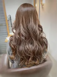 【外国人風】THROWカラー＋カット＋前処理トリートメント