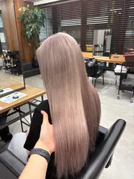 ご新規💓透明感ダブルカラー(ブリーチ＋カラー)＋前処理TR✨