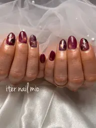 【ジュニアネイリスト】シンプル大人デザイン定額A(アート量多め)✨ハンドオフなし