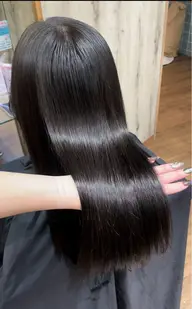 【湿気対策に❕】うるツヤ髪質改善ストレート✨(リタッチ6ヶ月まで)