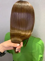 カット+TOKIO縮毛矯正+3stepトリートメント