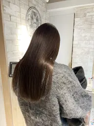 カット + ケアカラー+髪質改善トリートメント