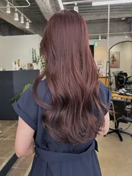 カット+ブリーチなしダブルカラー＋トリートメント 💛ブリーチを使わずカラー剤で明るくするWカラー💛