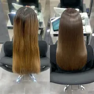 【全員｜定番】🌿 CYNTHIA式 小顔カット＋透明感カラー＋選べる髪質改善TR¥15,900