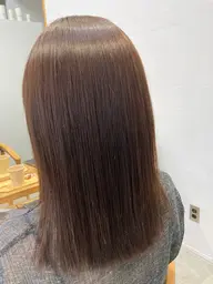 カット+髪質改善ストレート
