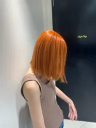 【ハイトーン歓迎】ケアブリーチ＋天使の艶カラー＋髪質改善トリートメント＋似合わせカット