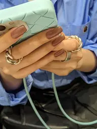 オフなしワンカラー時短ネイル