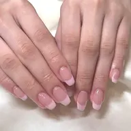 ✴︎.°☆オフ有りハンドクリアベースフレンチネイル✴︎.°☆